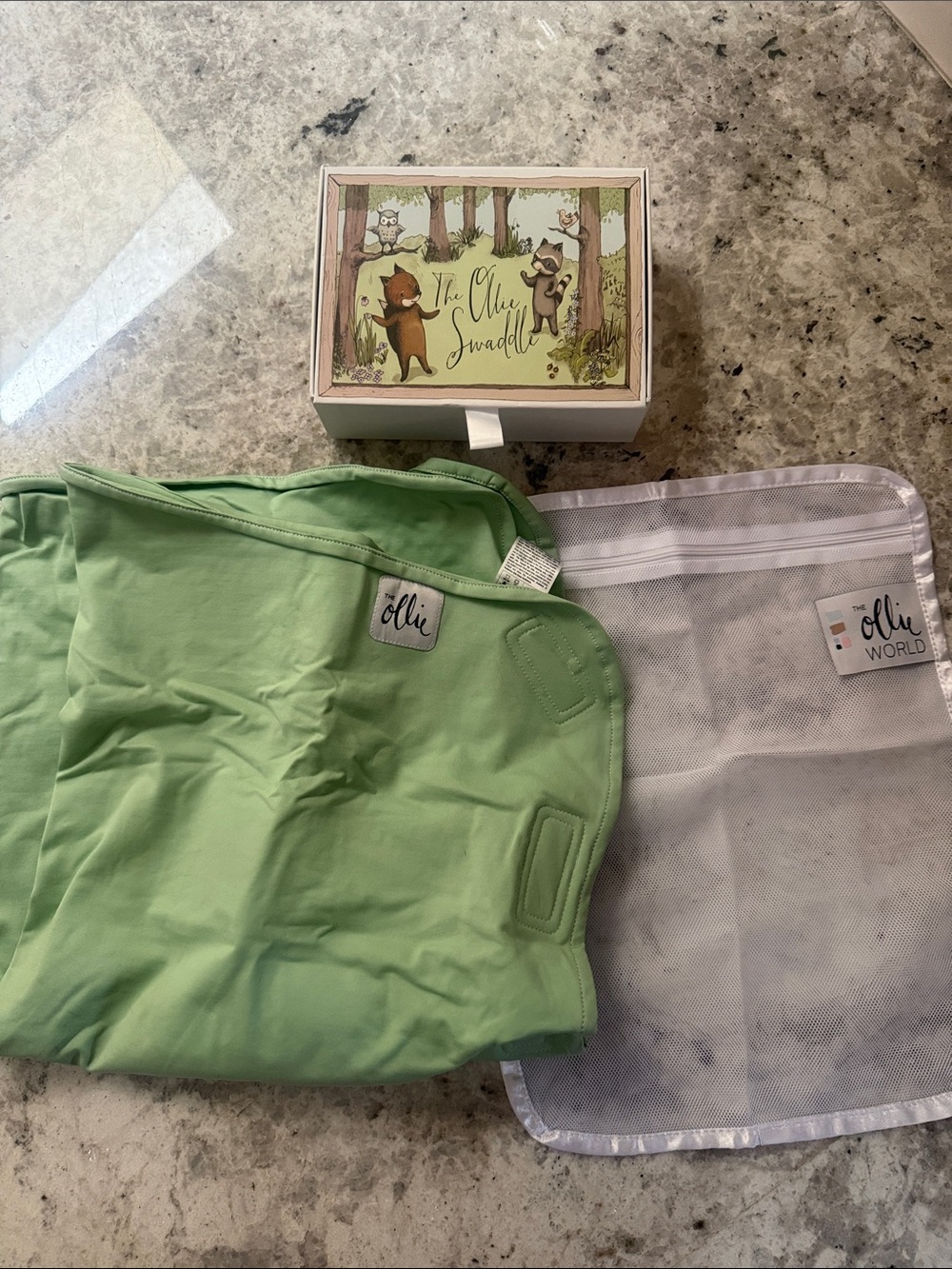 Olli Light Green Kids Sleep Sack Swaddle